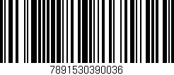Código de barras (EAN, GTIN, SKU, ISBN): '7891530390036'