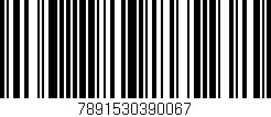 Código de barras (EAN, GTIN, SKU, ISBN): '7891530390067'