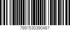 Código de barras (EAN, GTIN, SKU, ISBN): '7891530390487'