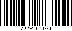 Código de barras (EAN, GTIN, SKU, ISBN): '7891530390753'