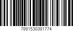 Código de barras (EAN, GTIN, SKU, ISBN): '7891530391774'