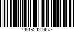 Código de barras (EAN, GTIN, SKU, ISBN): '7891530396847'