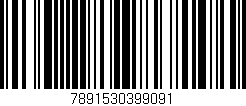 Código de barras (EAN, GTIN, SKU, ISBN): '7891530399091'
