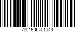 Código de barras (EAN, GTIN, SKU, ISBN): '7891530401046'