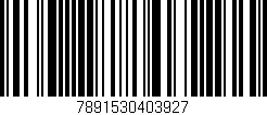 Código de barras (EAN, GTIN, SKU, ISBN): '7891530403927'