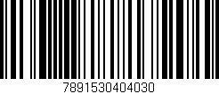 Código de barras (EAN, GTIN, SKU, ISBN): '7891530404030'