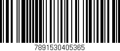 Código de barras (EAN, GTIN, SKU, ISBN): '7891530405365'