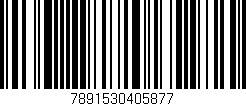 Código de barras (EAN, GTIN, SKU, ISBN): '7891530405877'