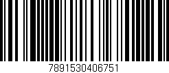 Código de barras (EAN, GTIN, SKU, ISBN): '7891530406751'