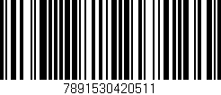 Código de barras (EAN, GTIN, SKU, ISBN): '7891530420511'