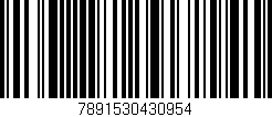 Código de barras (EAN, GTIN, SKU, ISBN): '7891530430954'