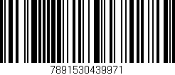 Código de barras (EAN, GTIN, SKU, ISBN): '7891530439971'