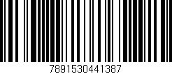 Código de barras (EAN, GTIN, SKU, ISBN): '7891530441387'