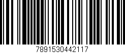 Código de barras (EAN, GTIN, SKU, ISBN): '7891530442117'