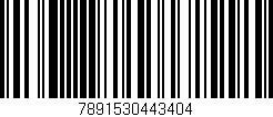 Código de barras (EAN, GTIN, SKU, ISBN): '7891530443404'