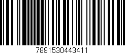 Código de barras (EAN, GTIN, SKU, ISBN): '7891530443411'