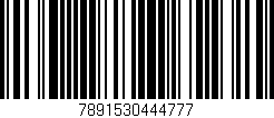 Código de barras (EAN, GTIN, SKU, ISBN): '7891530444777'