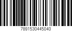 Código de barras (EAN, GTIN, SKU, ISBN): '7891530445040'