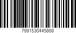 Código de barras (EAN, GTIN, SKU, ISBN): '7891530445668'