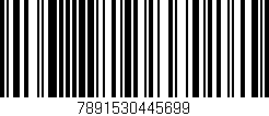 Código de barras (EAN, GTIN, SKU, ISBN): '7891530445699'