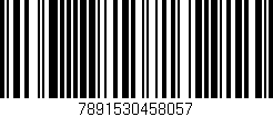 Código de barras (EAN, GTIN, SKU, ISBN): '7891530458057'