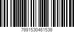 Código de barras (EAN, GTIN, SKU, ISBN): '7891530461538'