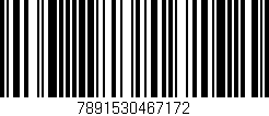 Código de barras (EAN, GTIN, SKU, ISBN): '7891530467172'