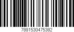 Código de barras (EAN, GTIN, SKU, ISBN): '7891530475382'