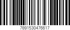 Código de barras (EAN, GTIN, SKU, ISBN): '7891530476617'