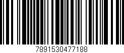 Código de barras (EAN, GTIN, SKU, ISBN): '7891530477188'