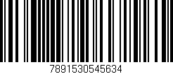 Código de barras (EAN, GTIN, SKU, ISBN): '7891530545634'