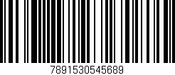 Código de barras (EAN, GTIN, SKU, ISBN): '7891530545689'