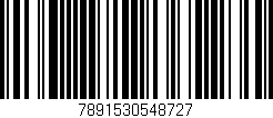 Código de barras (EAN, GTIN, SKU, ISBN): '7891530548727'