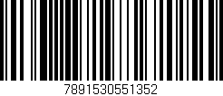 Código de barras (EAN, GTIN, SKU, ISBN): '7891530551352'