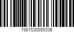 Código de barras (EAN, GTIN, SKU, ISBN): '7891530555336'