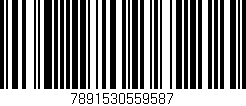 Código de barras (EAN, GTIN, SKU, ISBN): '7891530559587'