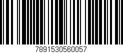 Código de barras (EAN, GTIN, SKU, ISBN): '7891530560057'