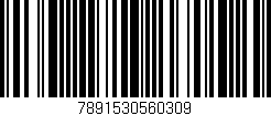 Código de barras (EAN, GTIN, SKU, ISBN): '7891530560309'