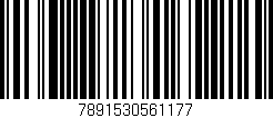 Código de barras (EAN, GTIN, SKU, ISBN): '7891530561177'