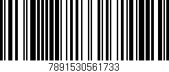 Código de barras (EAN, GTIN, SKU, ISBN): '7891530561733'