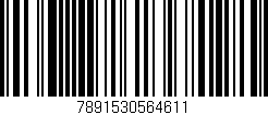 Código de barras (EAN, GTIN, SKU, ISBN): '7891530564611'