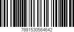 Código de barras (EAN, GTIN, SKU, ISBN): '7891530564642'