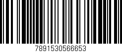 Código de barras (EAN, GTIN, SKU, ISBN): '7891530566653'