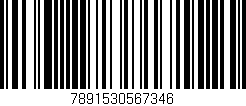 Código de barras (EAN, GTIN, SKU, ISBN): '7891530567346'