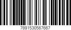 Código de barras (EAN, GTIN, SKU, ISBN): '7891530567667'