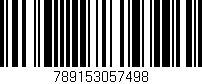 Código de barras (EAN, GTIN, SKU, ISBN): '789153057498'