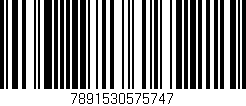 Código de barras (EAN, GTIN, SKU, ISBN): '7891530575747'