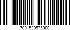 Código de barras (EAN, GTIN, SKU, ISBN): '7891530576300'