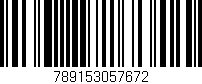Código de barras (EAN, GTIN, SKU, ISBN): '789153057672'