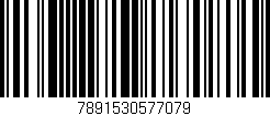 Código de barras (EAN, GTIN, SKU, ISBN): '7891530577079'